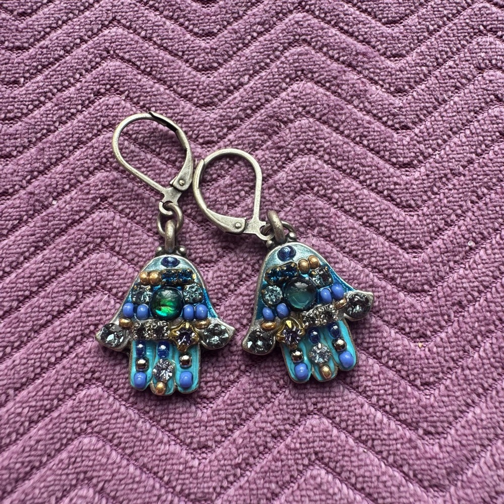 Michal Golan Hamsa Earrings